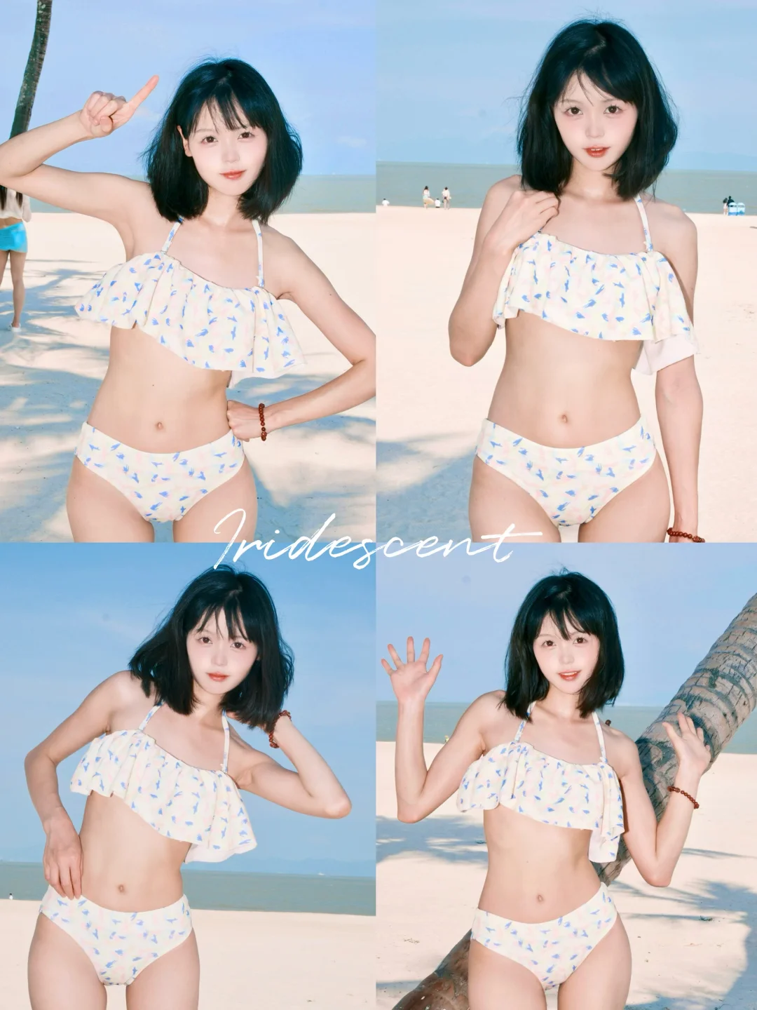 我的夏日库存｜富士日系海边泳衣拍照姿势