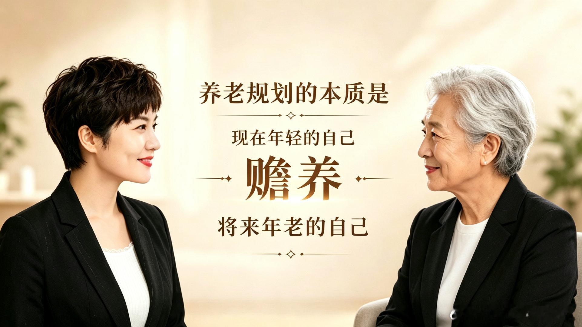 养老规划，
拼的不是年轻时赚了多少钱。
而是年老的时每月持续有多少钱。
本质就是年轻的自己赡养年老的自己！ ​