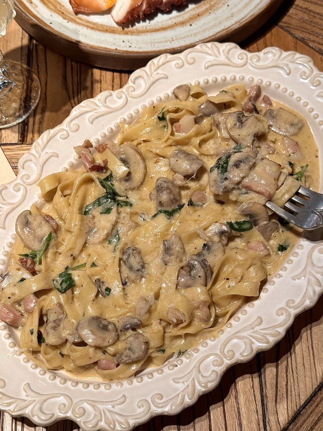 上海最伟大的奶油意面！！！！！