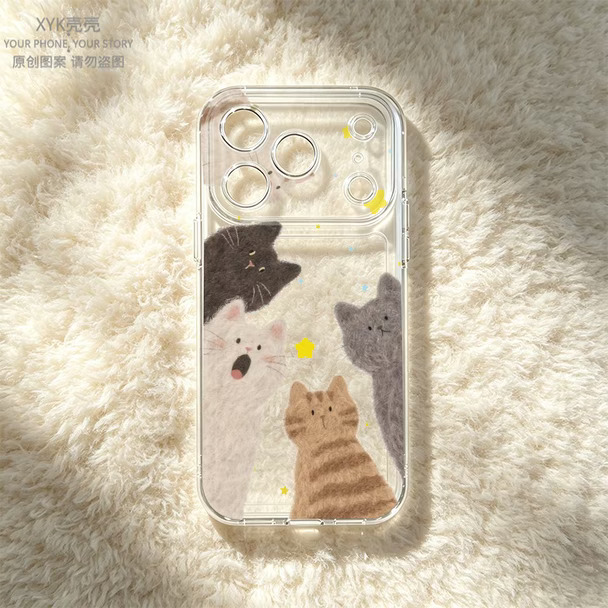 🐈被猫咪温柔包裹的透明手机壳