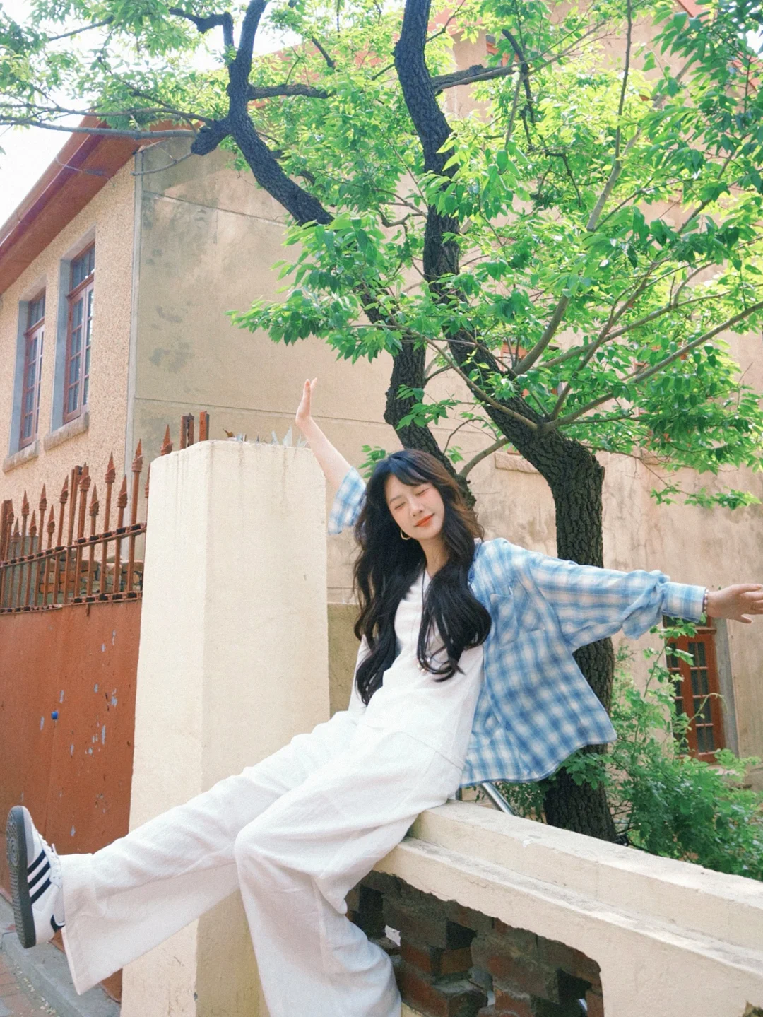 🌳青岛的街道太好拍了！