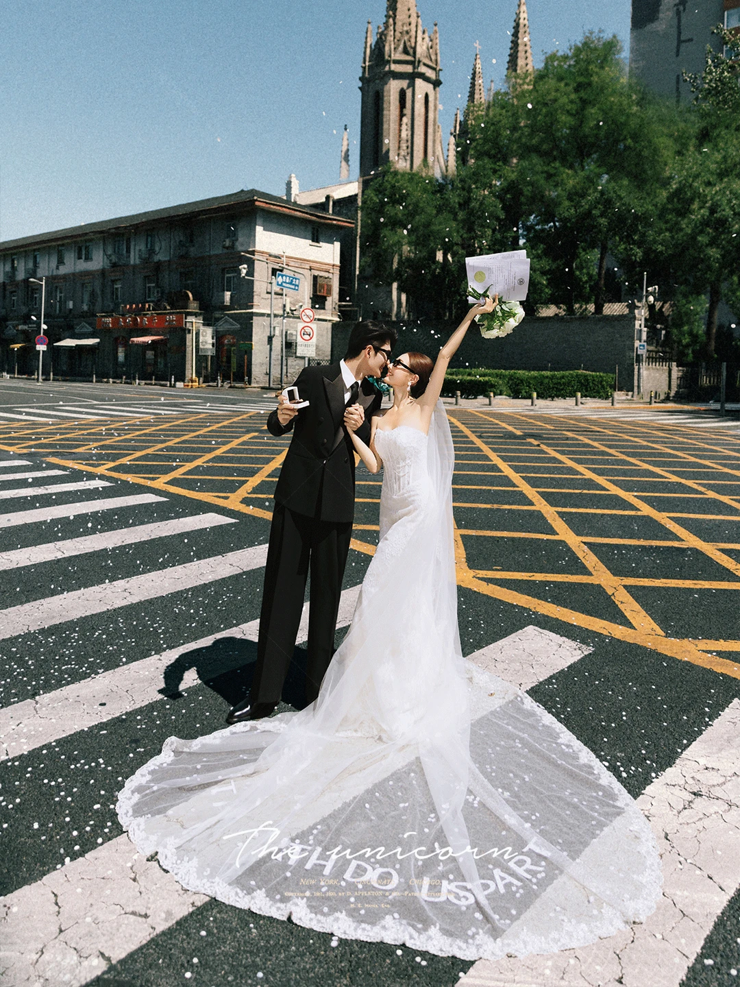 东交民巷拍出电影感复古婚纱照✨北京婚纱照