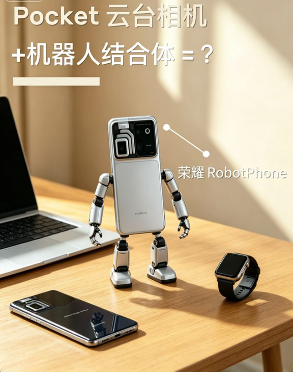 是的！我的Pocket变成了机器人