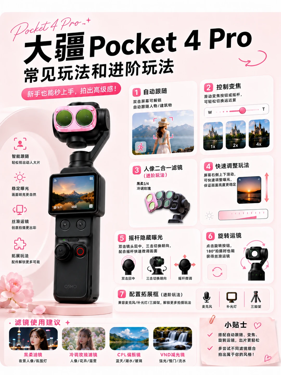 Pocket 4 Pro 滤镜套装，值不值得入？