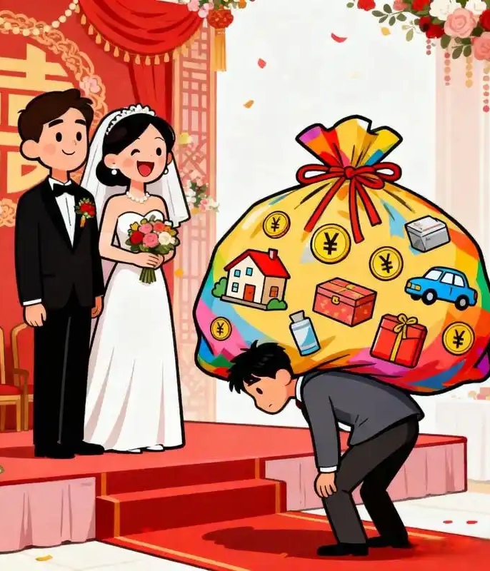 诗（陋习）
​
​作者/凤非
​男多女少失平衡
​天价礼金埋祸根
​但把婚姻当买
