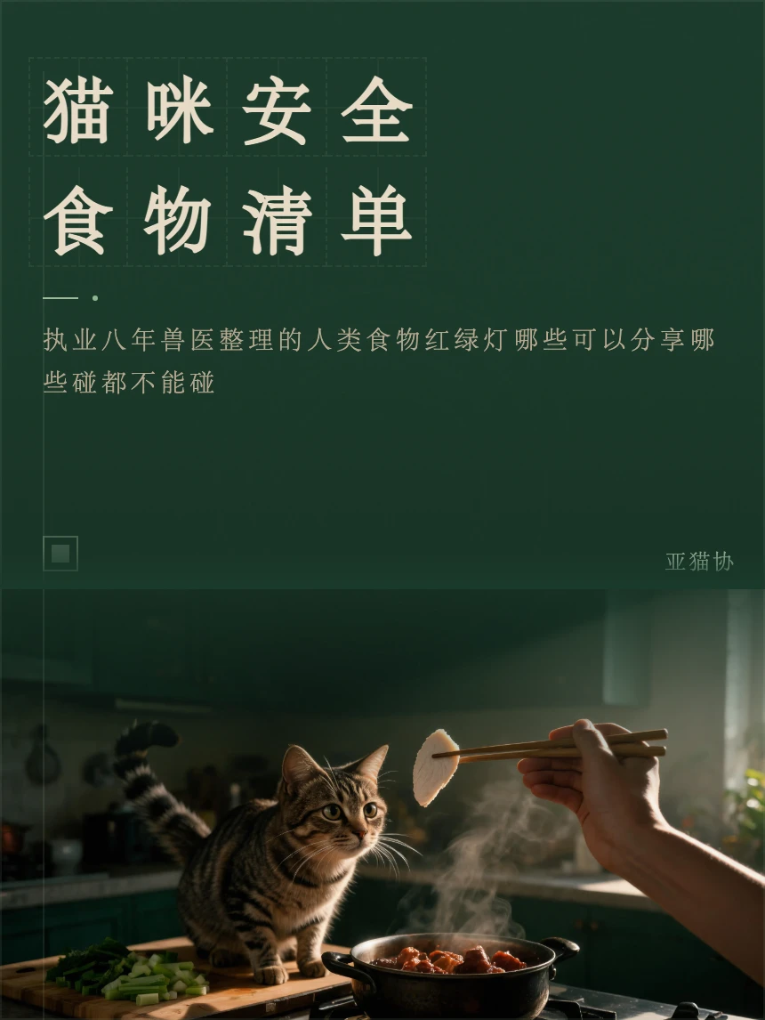 猫咪安全食物清单