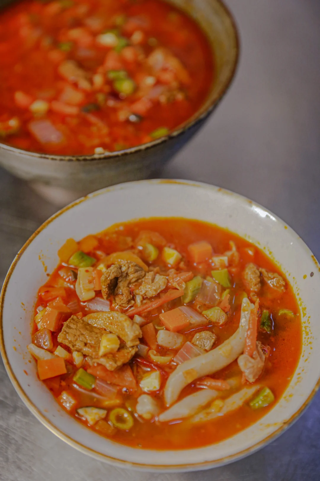 做1000种面不重样（306）酸汤臊子攸面疙瘩