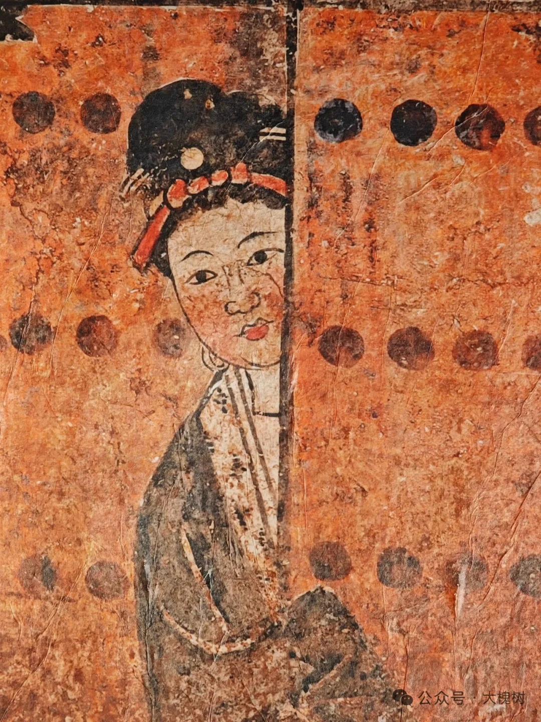 郑州考古博物馆宋代古墓，壁画真漂亮