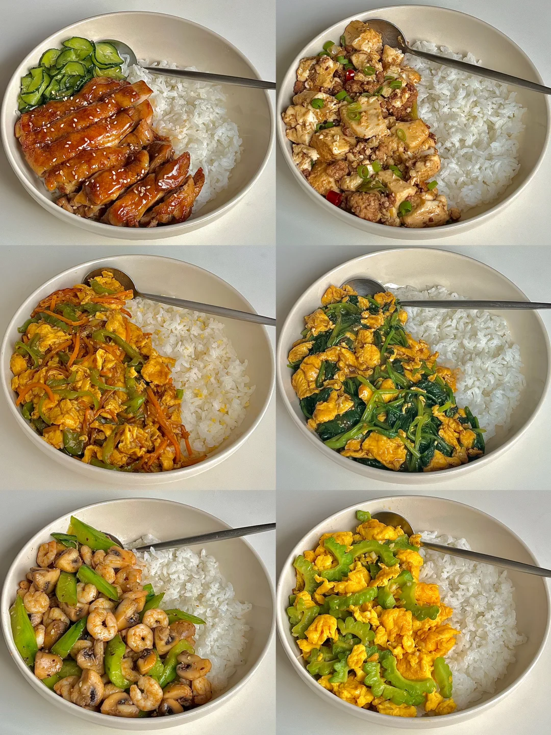 ☀️一周不重样家常盖饭合集｜简单易做巨下饭