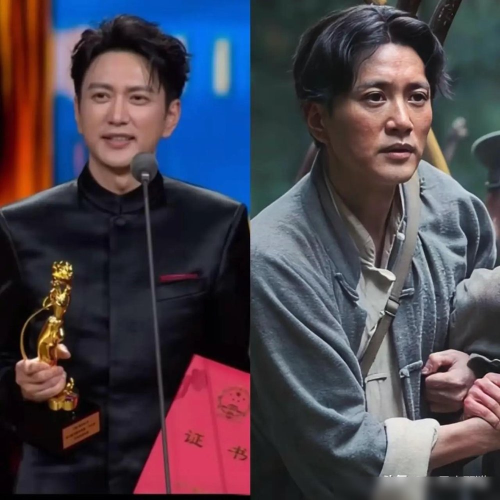 四年前在橘子洲头跟主席雕像合了张影，四年后他拿着飞天奖杯站在了领奖台上。
王仁君这次凭《浴血荣光》拿了视帝，第五次演毛泽东。拍这种角色，演得不像挨骂，演得太像也挨骂，他愣是扛住了。
领奖时他说了句大实话，这奖杯不是终点，是个“美丽的逗号”。转头《中国1927》又开机了，还是他演。
从游客照到视