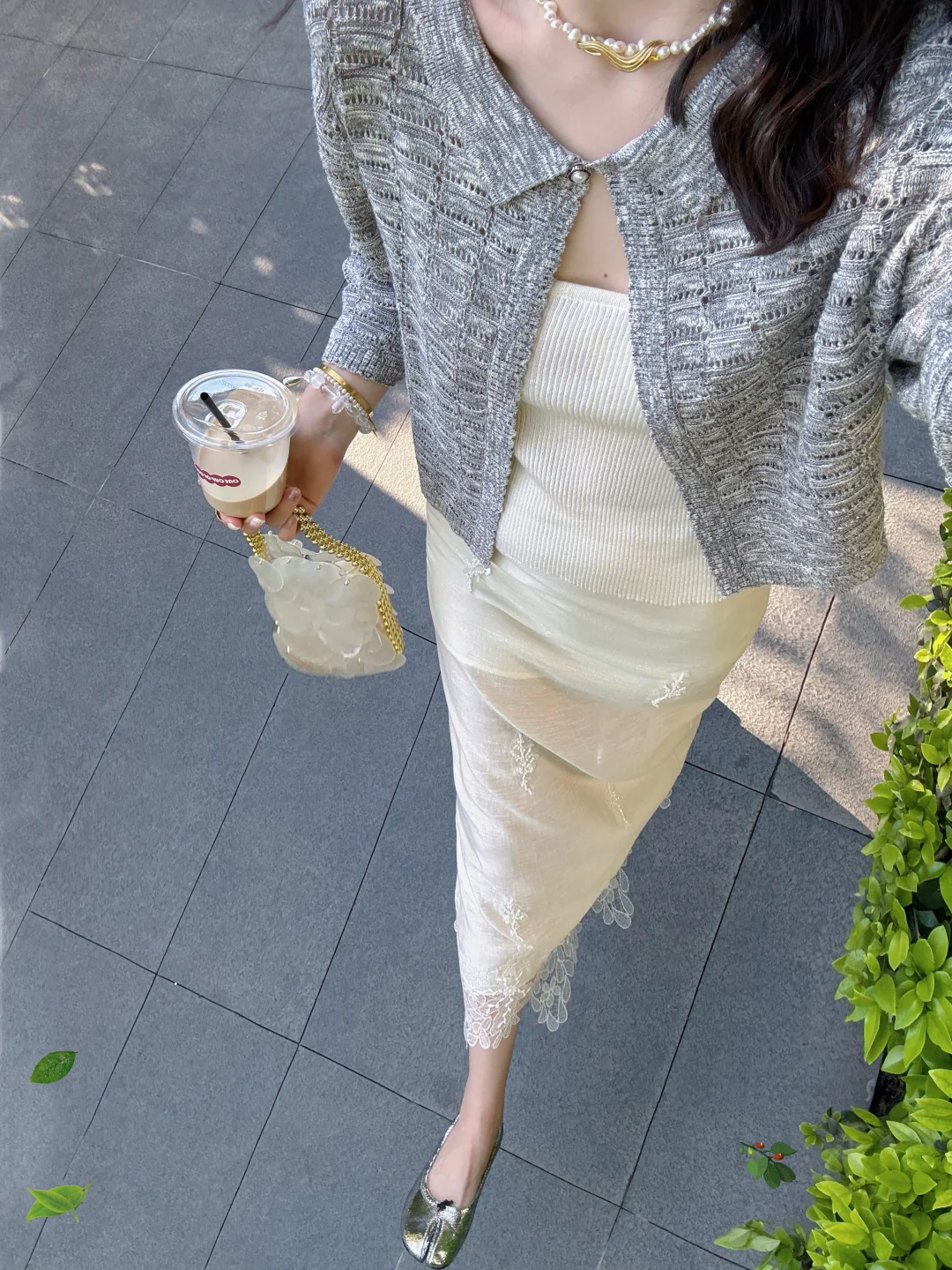 清爽灰白配🩶☁️淡人通勤主打一个舒服又漂亮