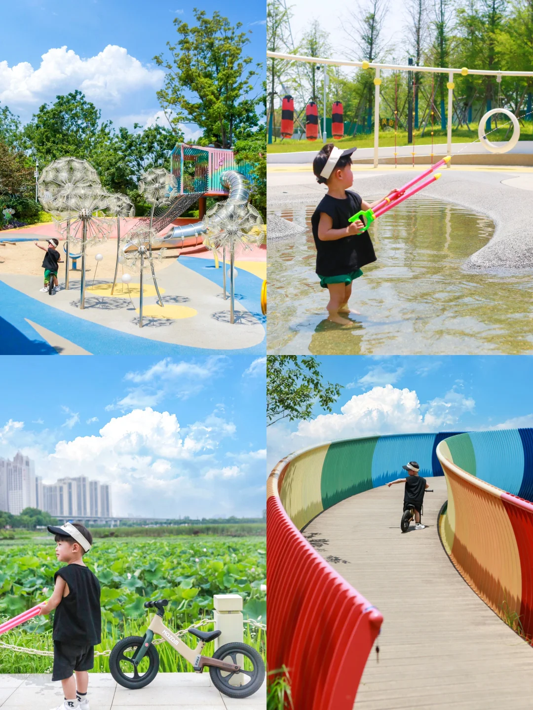 武汉遛娃｜可玩水的湖边免费彩虹🌈口袋公园