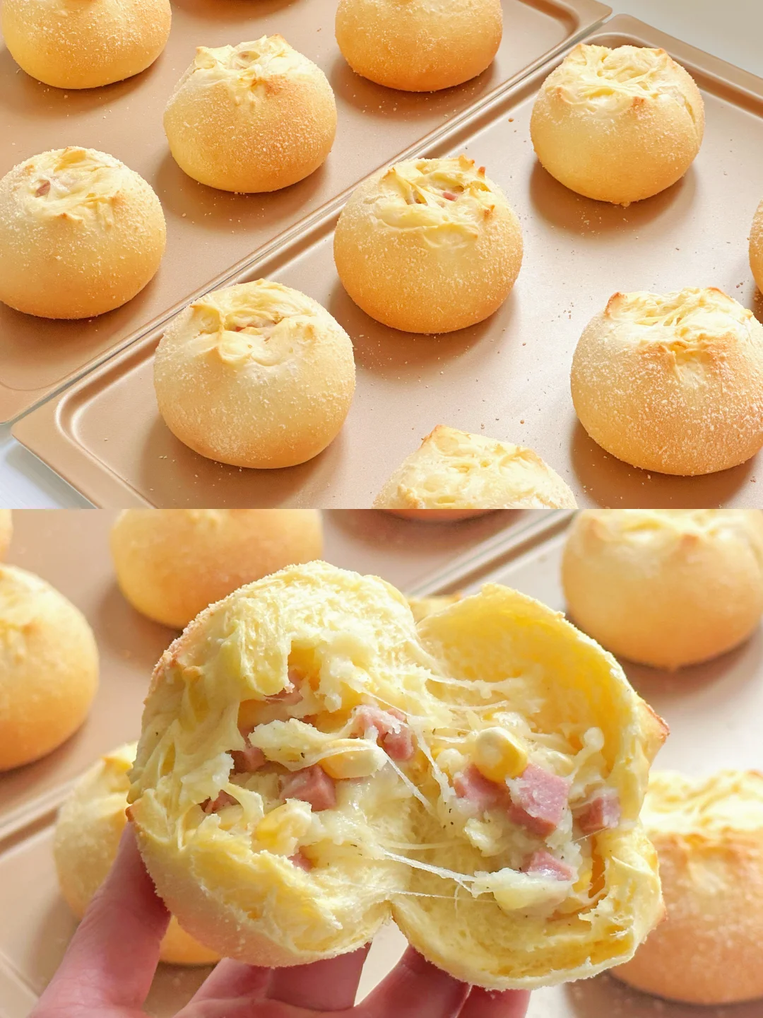 柔软拉丝～真的巨巨巨好吃‼️土豆火腿芝士面