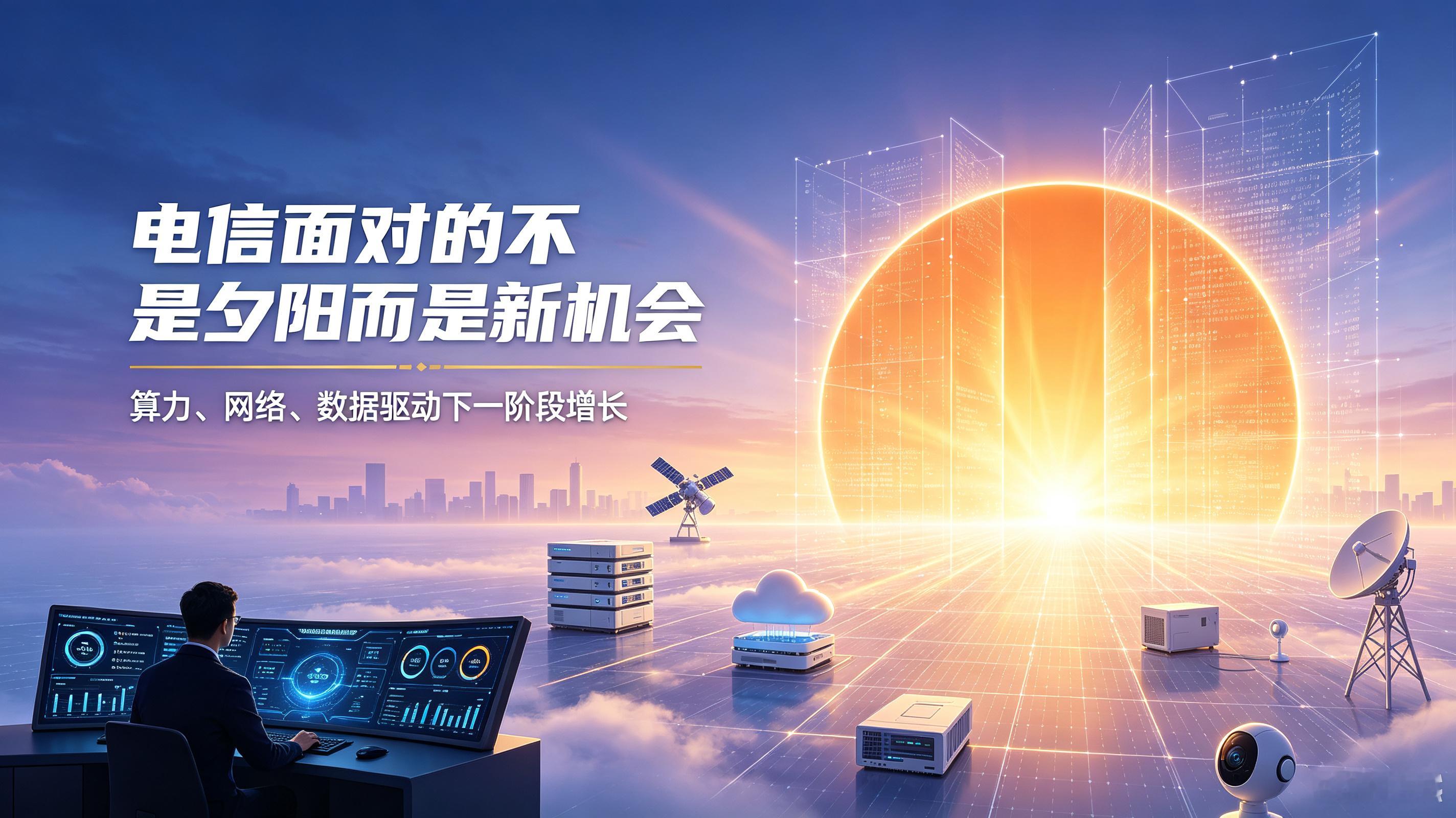 【电信业面对的不是“夕阳”而是新机会】

2026年是电信运营商压力很大的一年，三家主导电信运营商财报发布，营收、利润都面对了很大的压力，有些电信运营商的营收和利润是下降的，这种情况引发了市场的普遍担忧，我又一次听到了电信业是“夕阳”行业说法。

我跟踪通信业30多年了，自从互联网兴起，电 ​