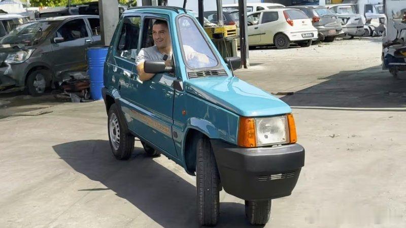 宽度仅50.20厘米！全球最窄可驾驶汽车，入选吉尼斯世界纪录 ​