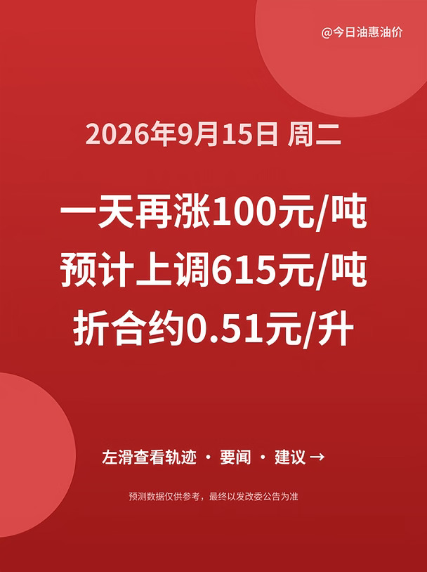 一天又涨100！本轮油价刹不住了？