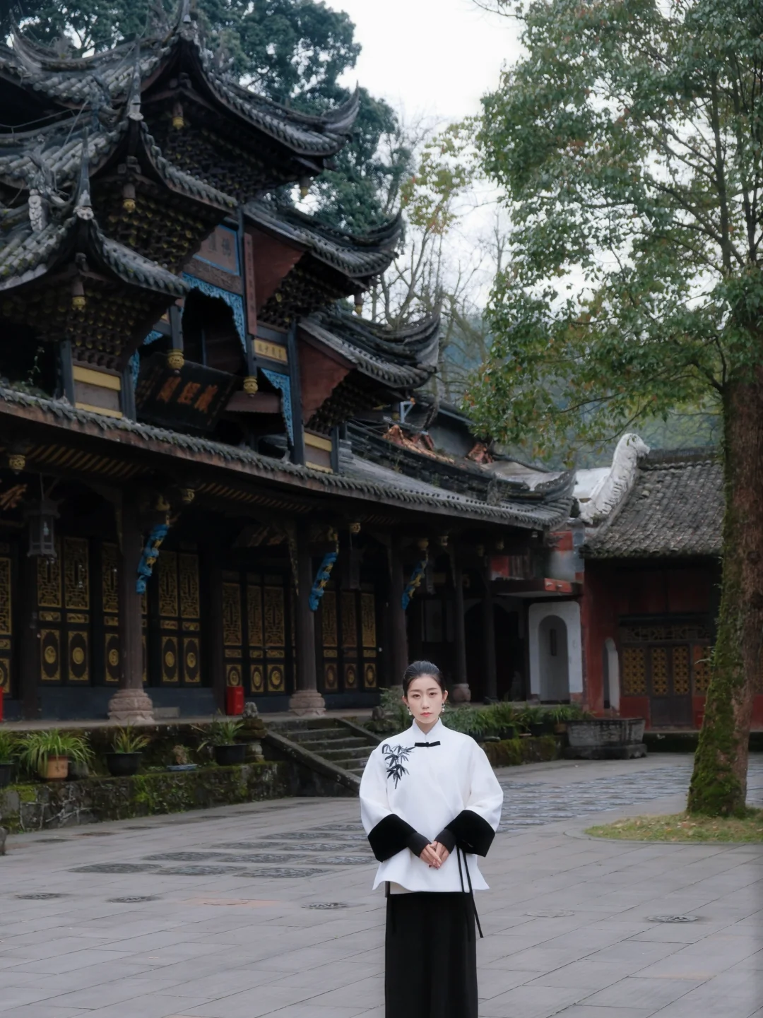 成都周边2h｜藏在桢楠林里的千年古寺