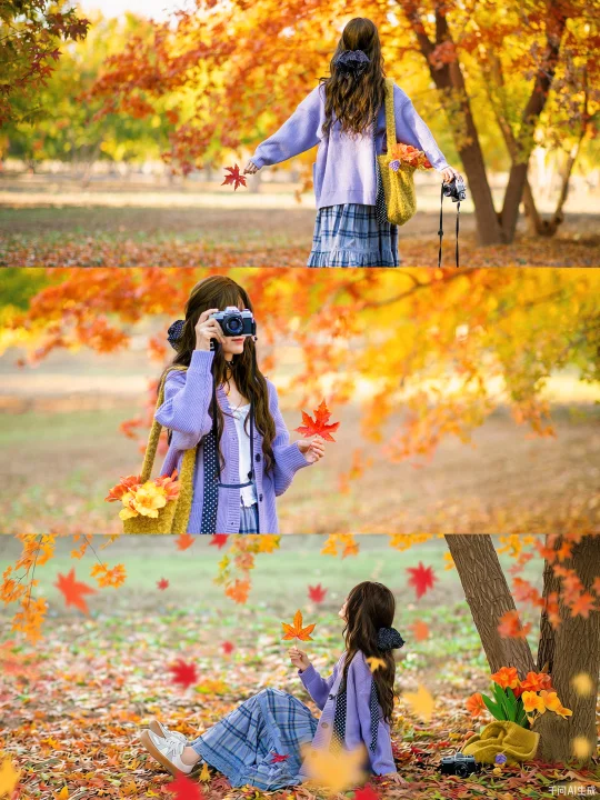 1招教你学会修出秋天落叶电影感|附教程