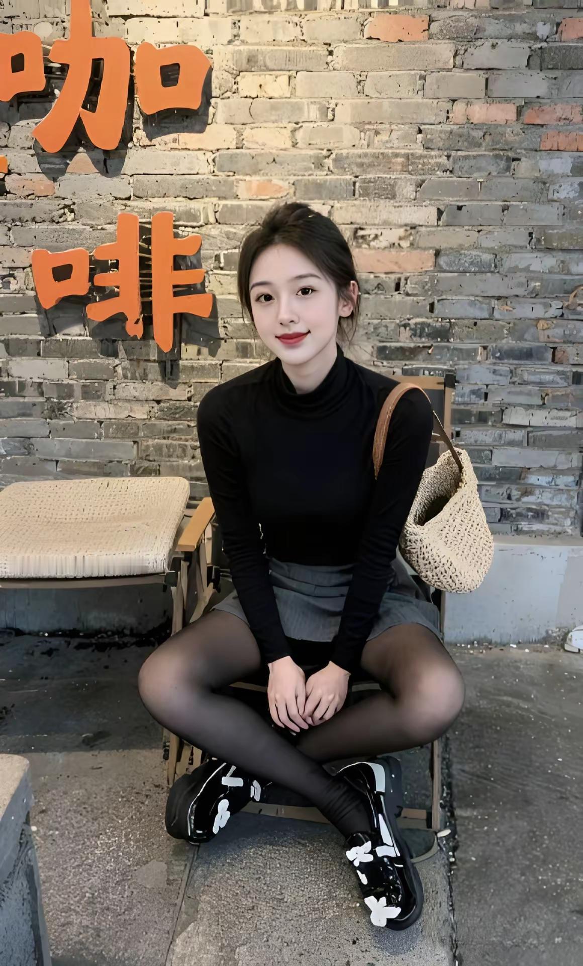 <p>黑色系 ai创作 气质女神 气质穿搭 创作灵感 <!--{img...