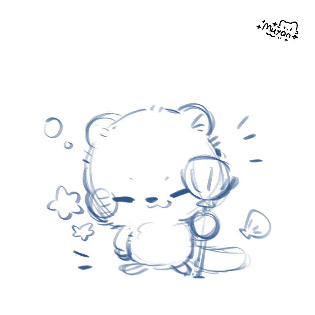 🌟🌟🎀羞羞獭绘画｜摸了一只小小羞羞獭~ 别睡了羞羞獭，我们来艾德...