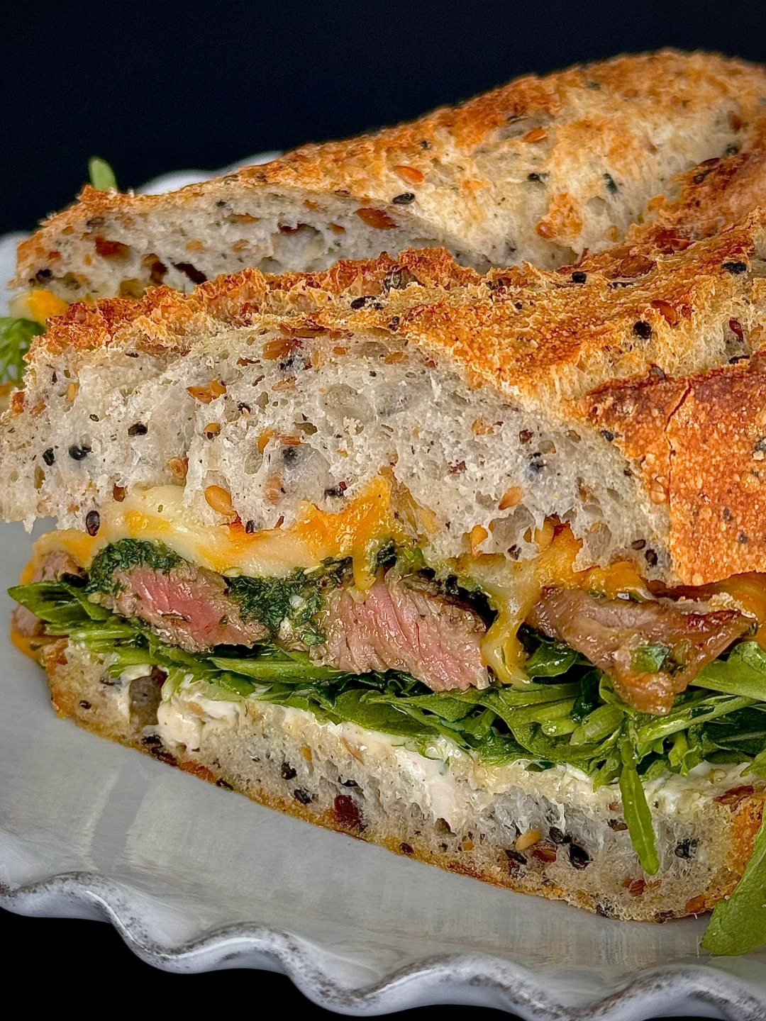 我做的牛肉🥖三明治已经next level