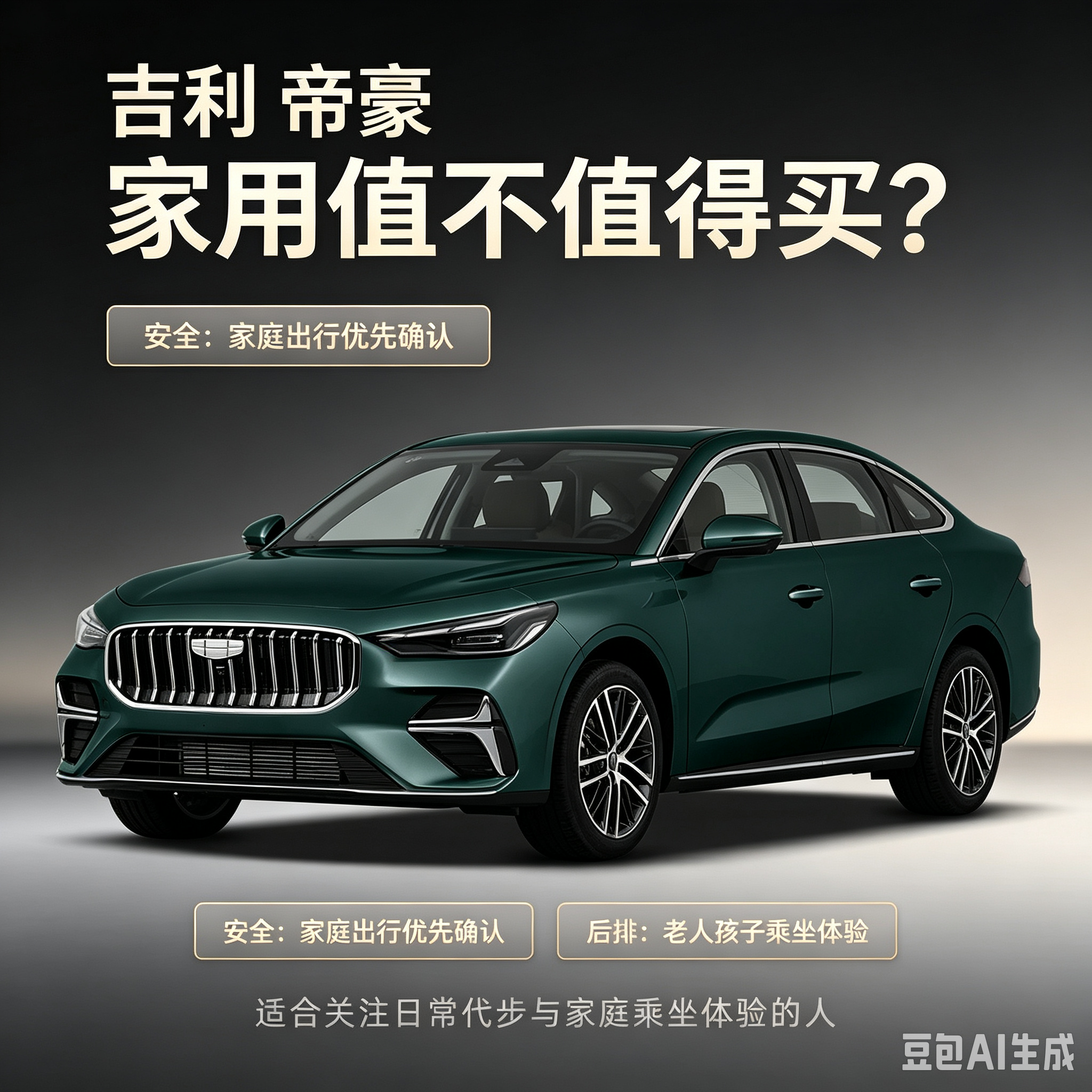 吉利帝豪家用值不值得买