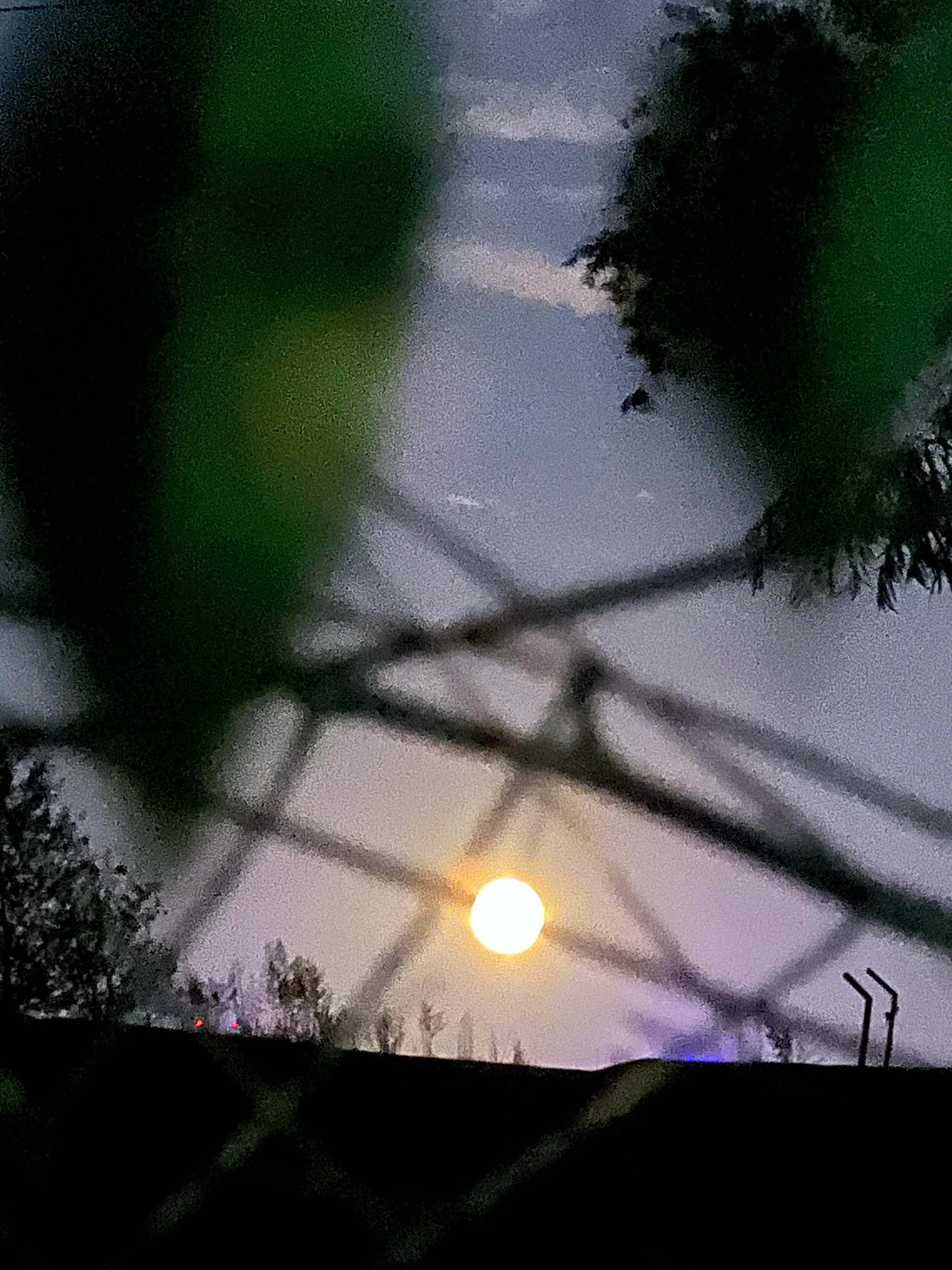月是故乡明。秋天的夜色真好，秋虫呢喃，微风清凉，最喜欢这个时节的空气了...