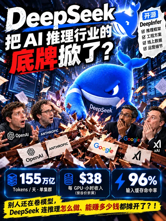 DeepSeek这是要把AI行业的桌子掀了？🤯