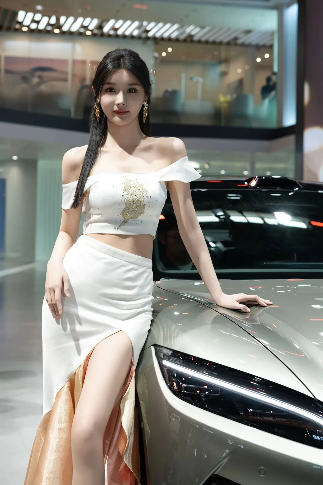 北京车展比亚迪专馆，衣品见车品