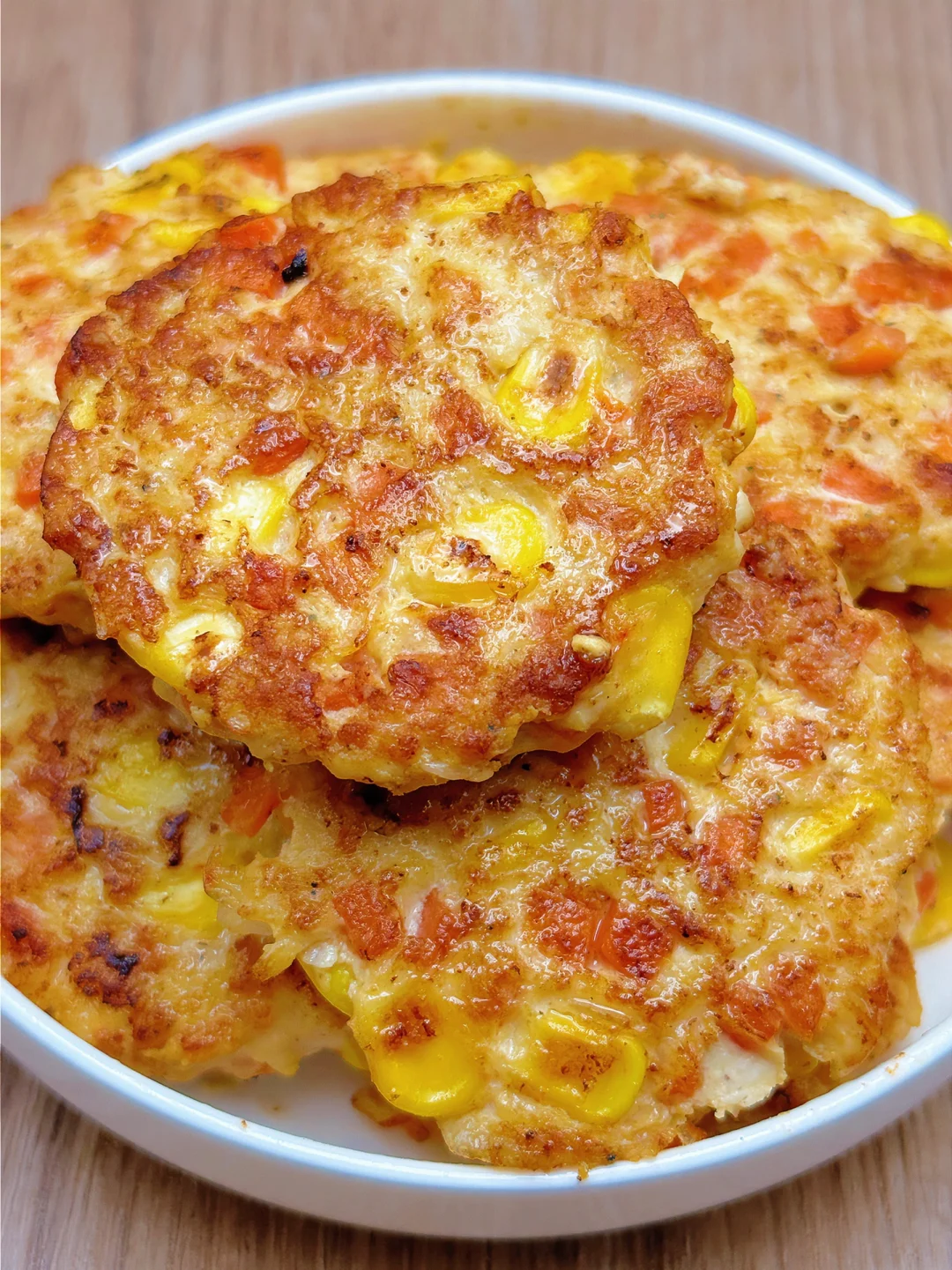 这个鸡胸肉饼也太好吃了，一个饼才30大卡😋