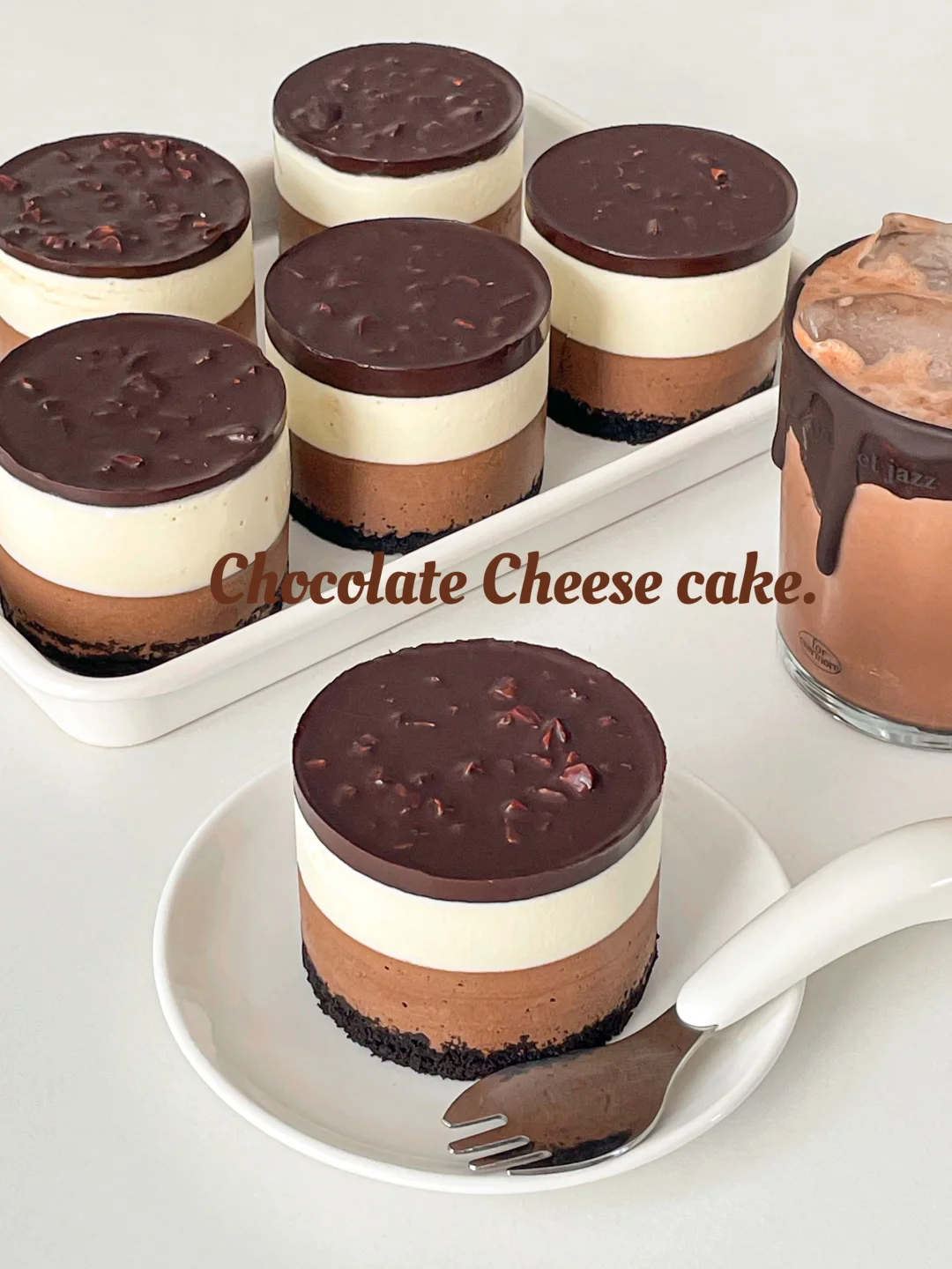 免烤箱‼️巧克力脆皮慕斯🍫入口即化超丝滑✨