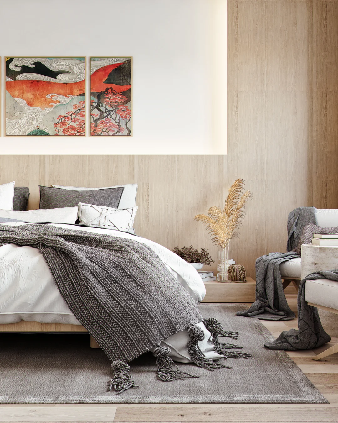 99㎡现代日式设计，摈弃繁杂、返璞归真