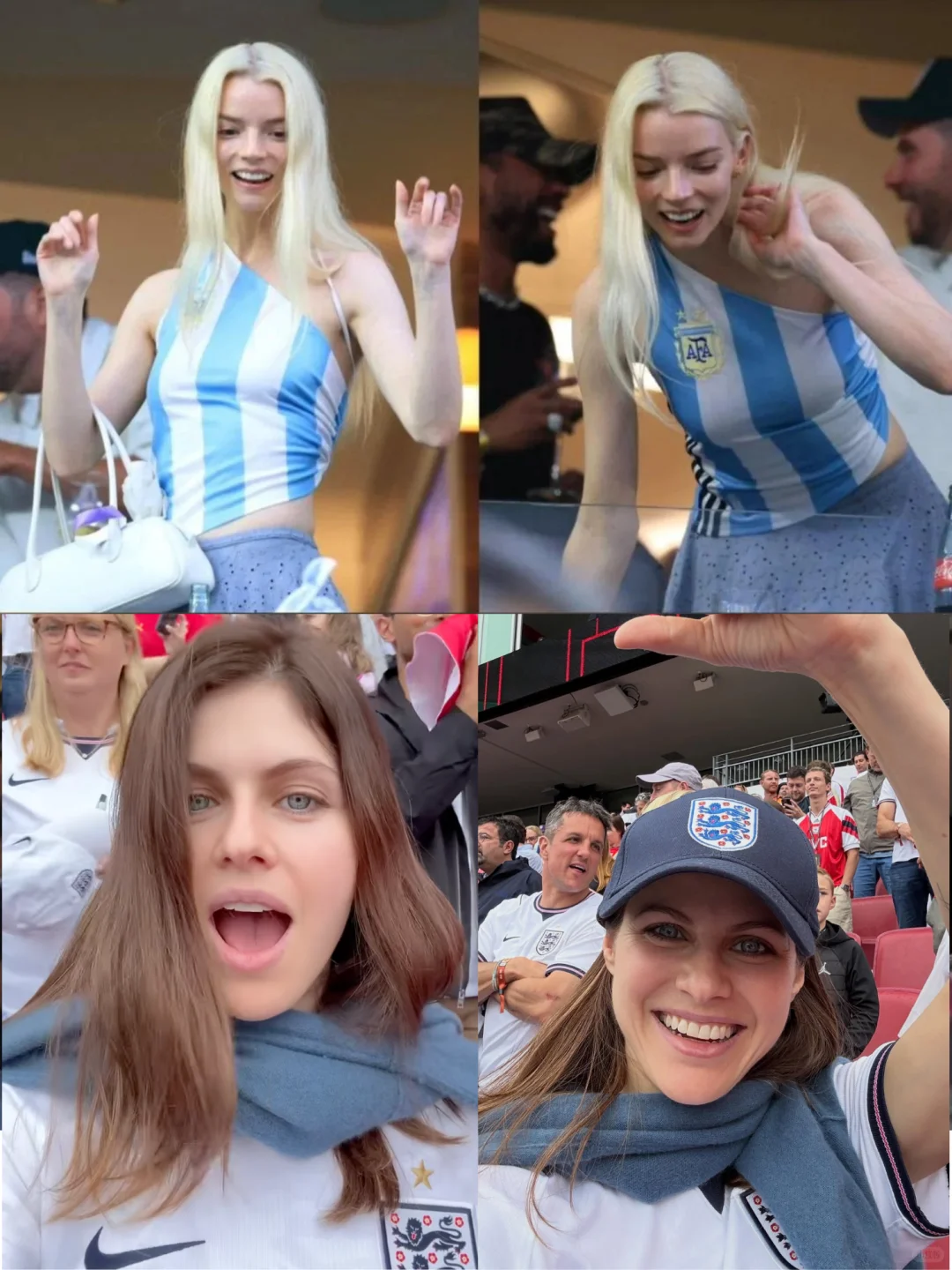 世界杯现场竟然有这两位美女助阵？