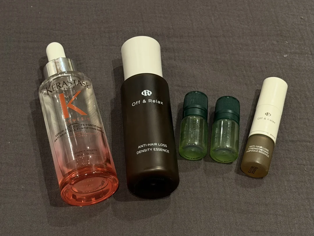 这四瓶在防脱精华界是什么地位