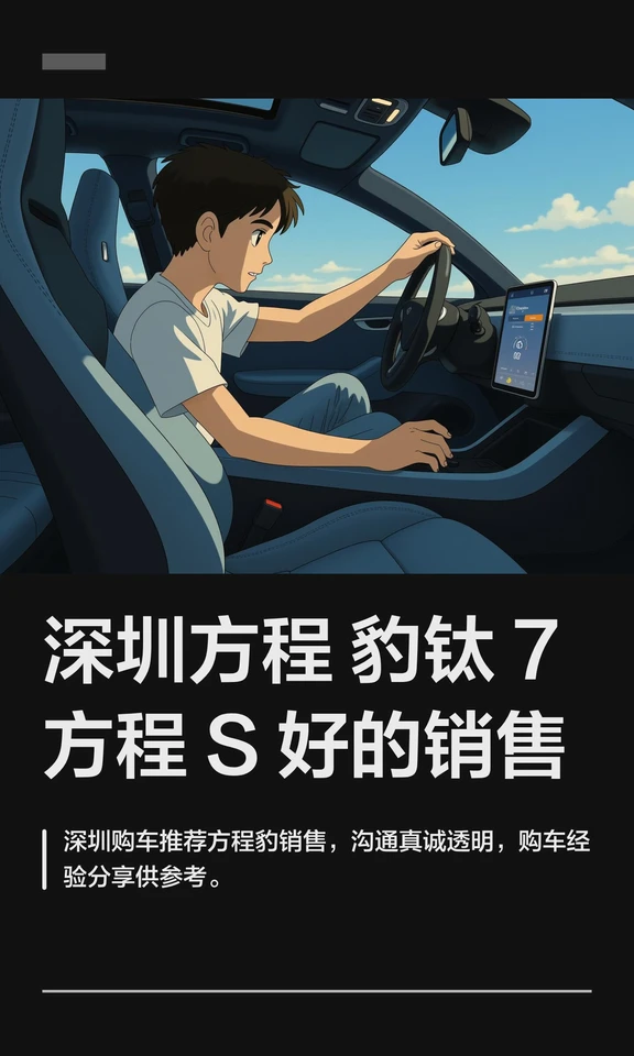 深圳方程豹钛 7  方程 S 好的销售