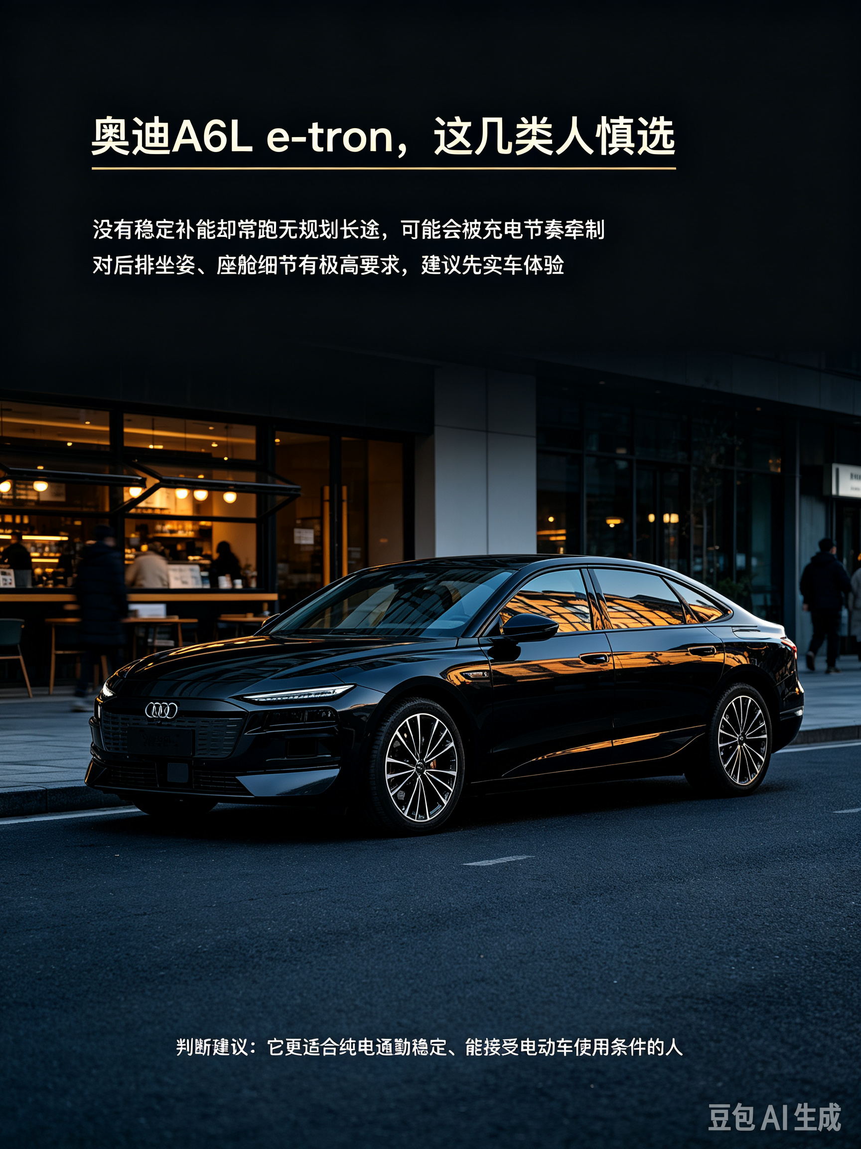 奥迪A6L e-tron，这几类人慎选