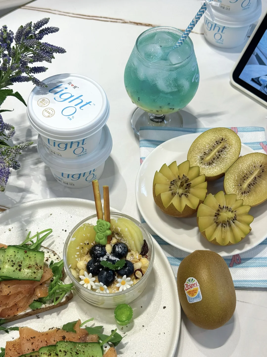 🥝夏日brunch｜奇异果酸奶三重吃法