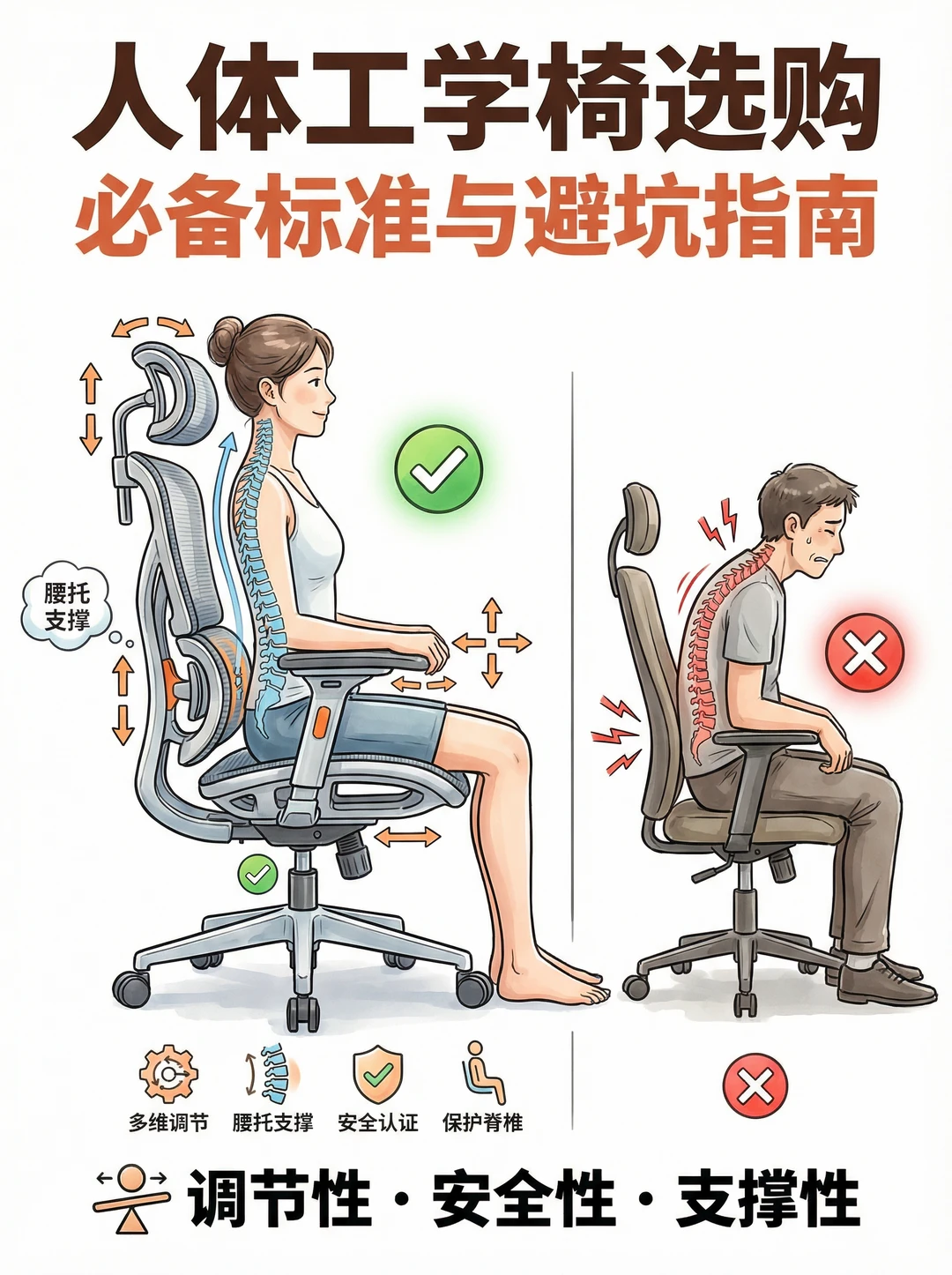 你的老腰还有救！人体工学椅选购全攻略