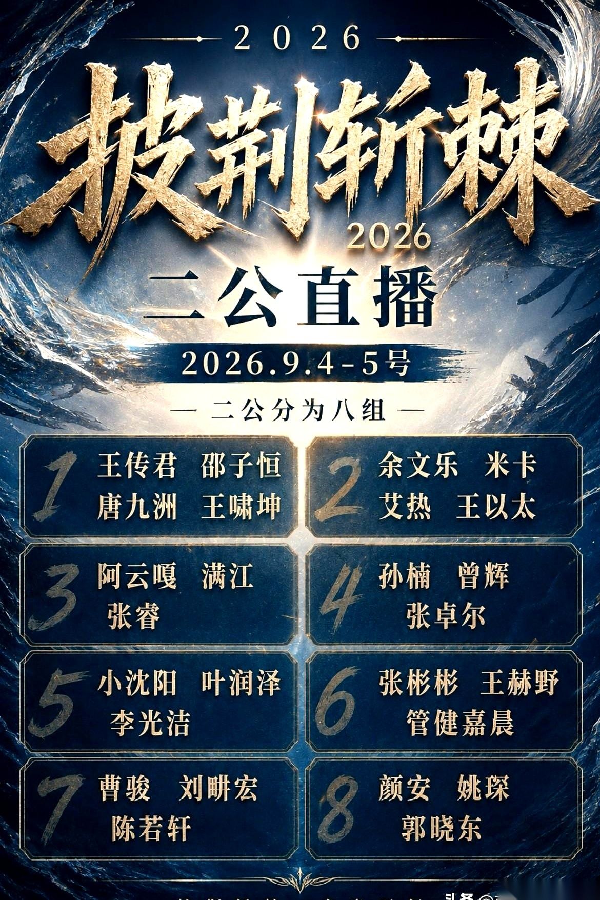 叶润泽的行李箱，大概率是已经合上了。
披哥2026的二公淘汰局，连装都不装一下。
这就是娱乐圈最生猛的职场潜规则：没人气，你连呼吸都是错的。
一公个人喜爱度垫底的时候，其实命运的铡刀就已经举起来了。
二公小考全组倒数第一，更是直接把“待宰”两个字焊在了这组人的脑门上。
你看看他身边的队友，小沈阳，李