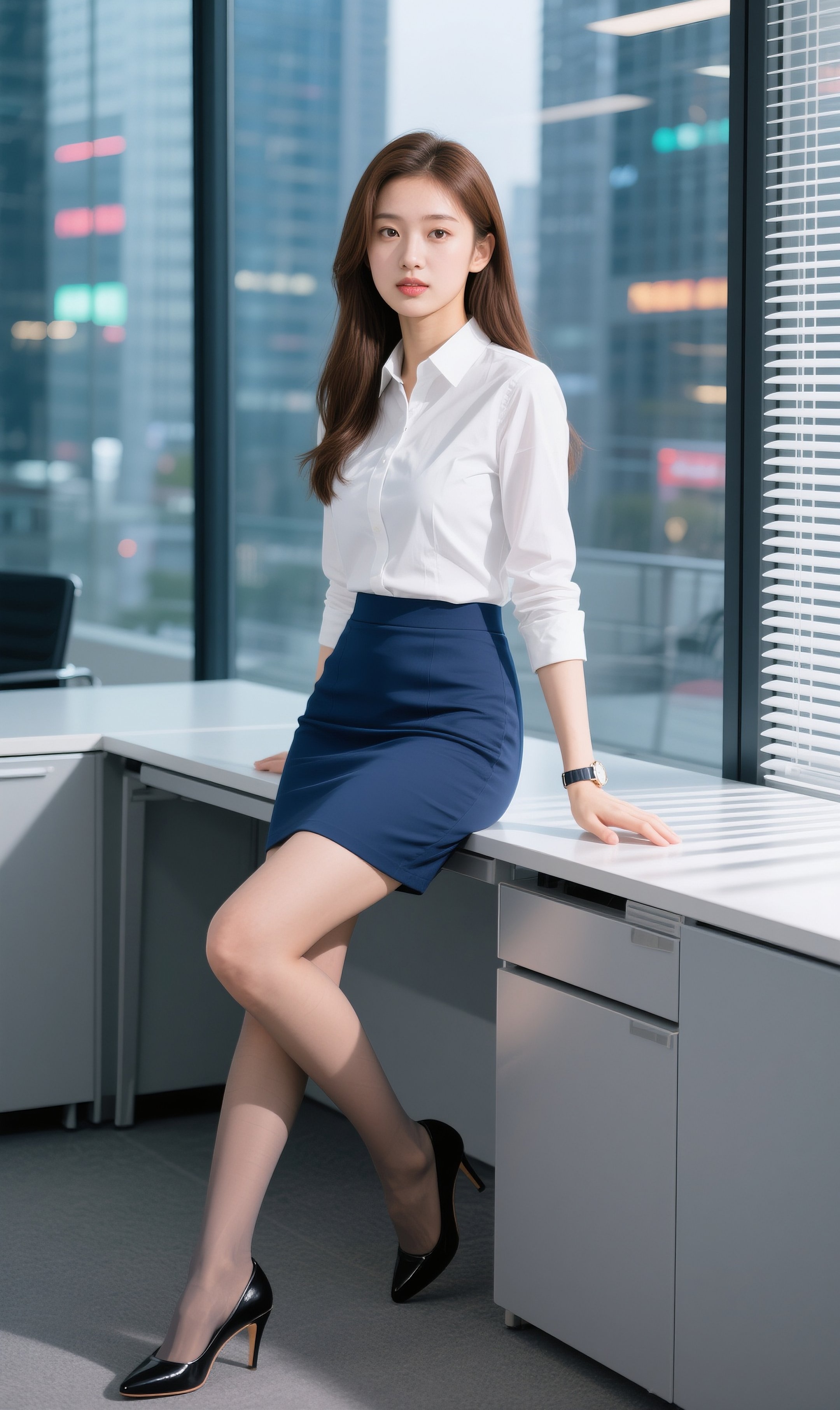 <p>办公室美女 <!--{img:0}--><!--{img:1}-...