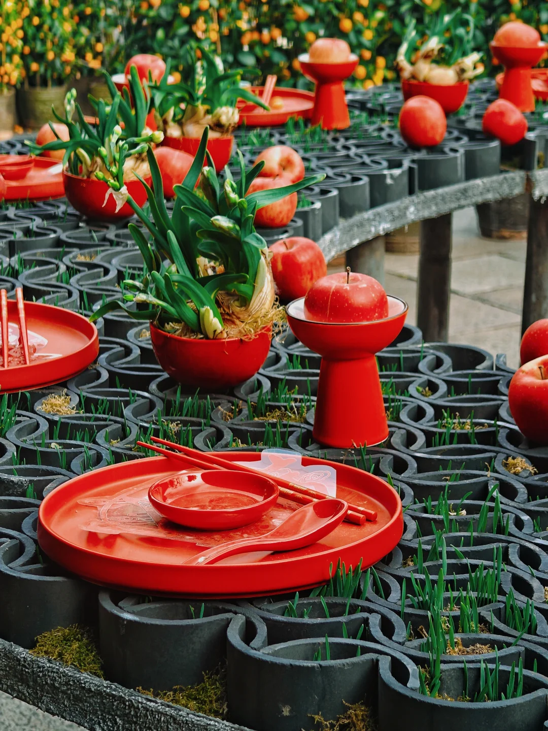 赶上最后一天，苏博本馆里的浓厚年味