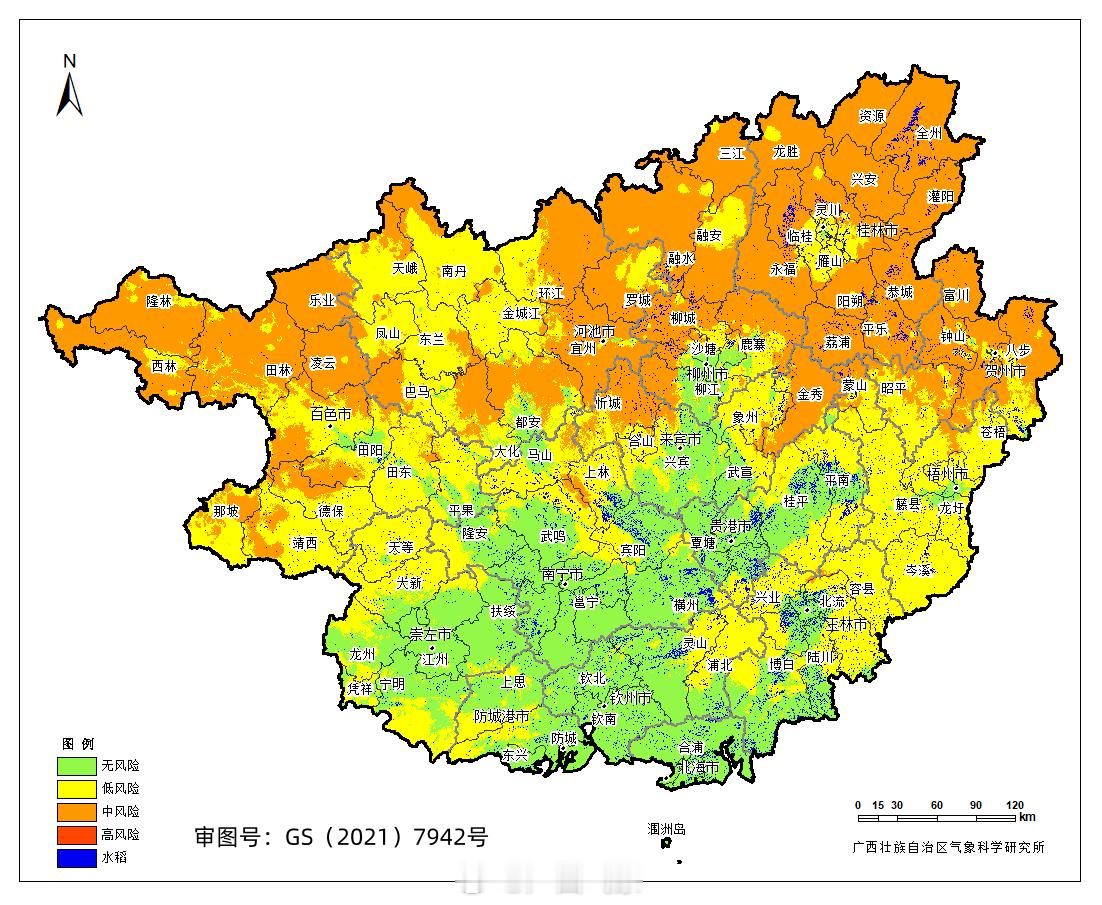 #广西天气# 【我区将出现寒露风天气过程 各地需重视做好晚稻寒露风防御工作】预计10月4日起桂北等地区将出现低至中度风险的寒露风天气过程，需重视防范寒露风对当地晚稻带来的不利影响。建议各地尤其桂北积极做好晚稻寒露风防御工作，并加强病虫害监测与防治。

一、未来天气预报与寒露风风险预警其及 ​