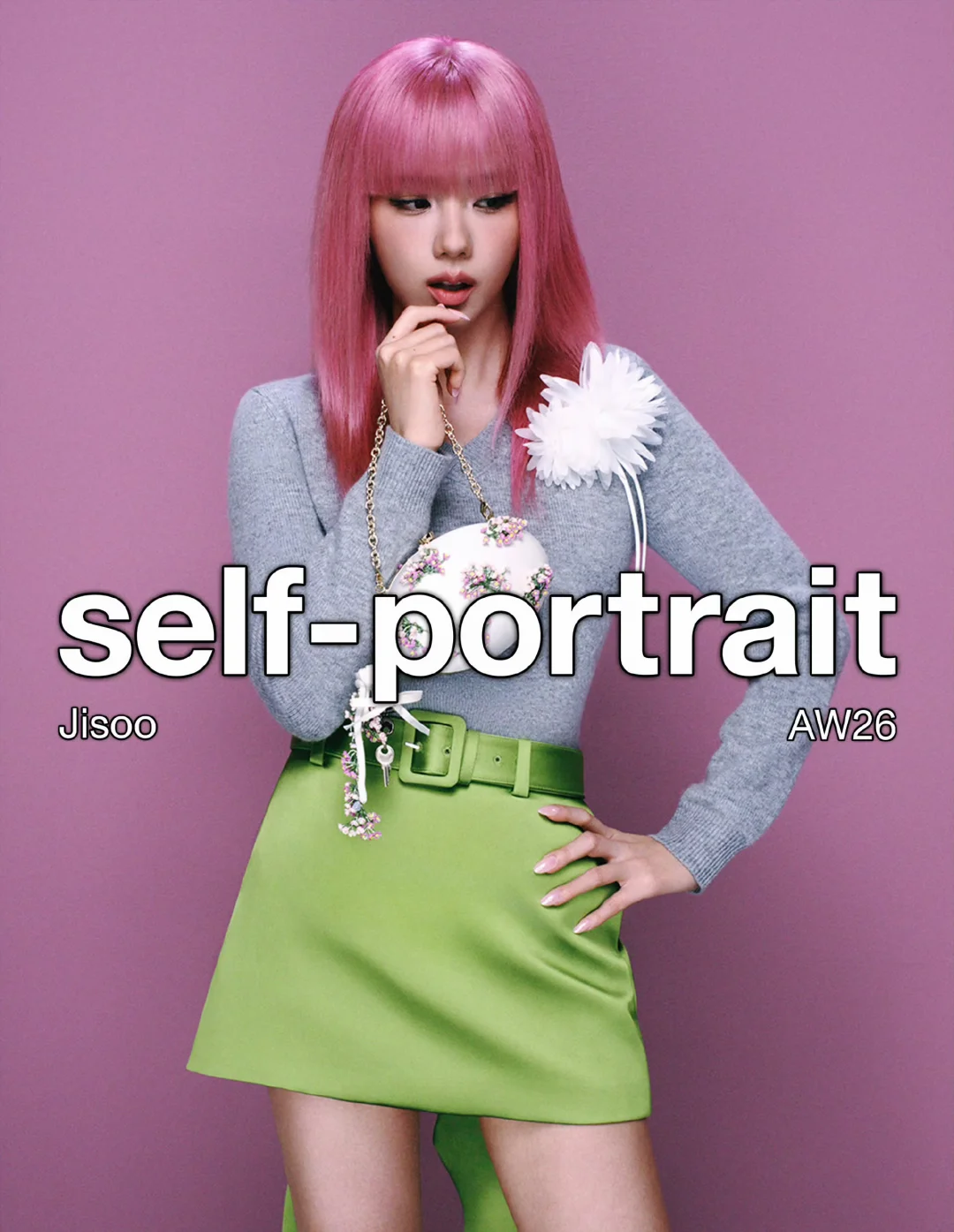 金智秀✖️self-portrait 2026秋冬广告大片