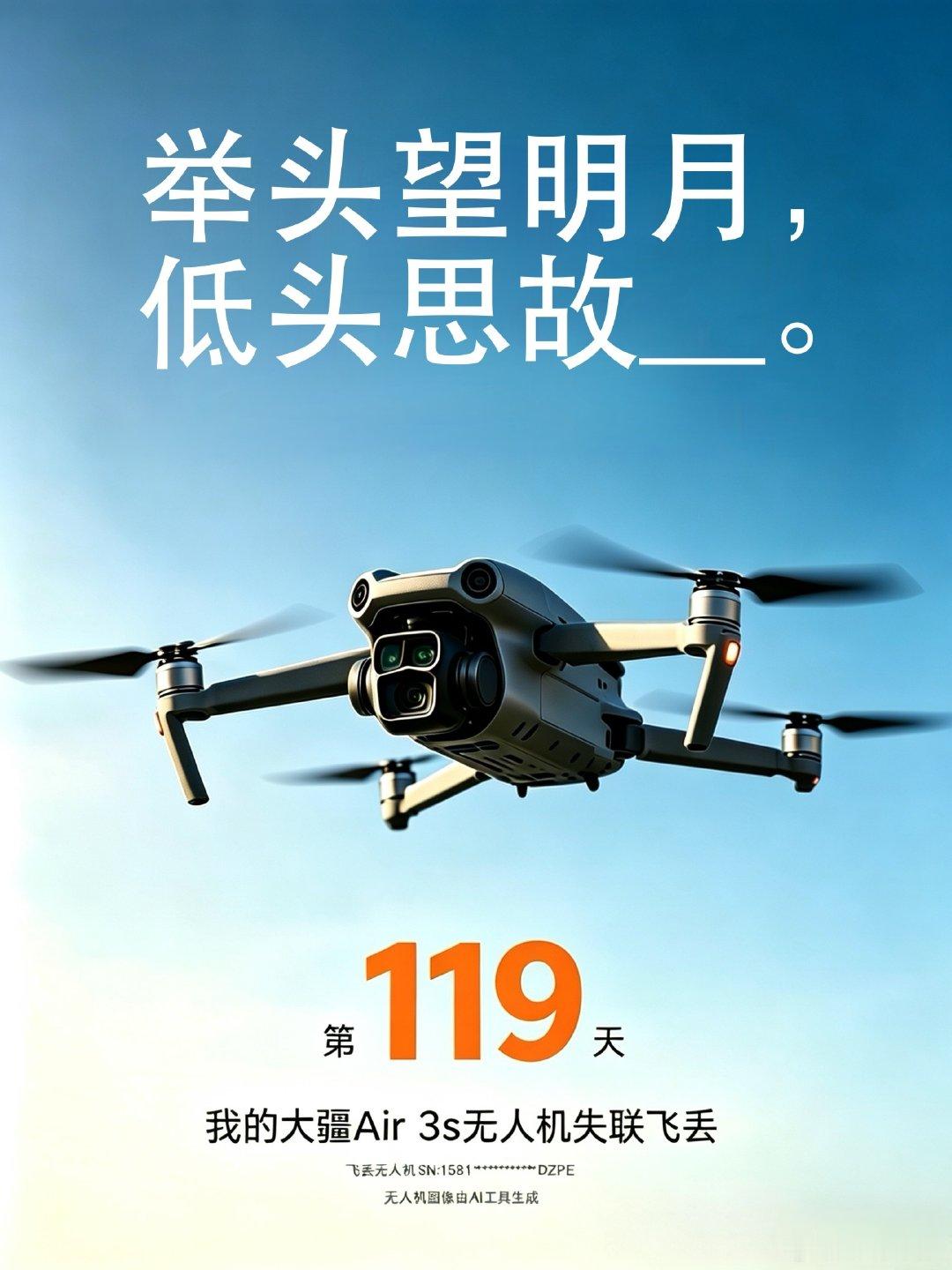 67.【失联飞丢纪念图（第119天）：举头望明月，低头思故__。】  

举头望明月，低头思故__。

#大疆飞丢# #大疆承诺函# #大疆售后# 
​