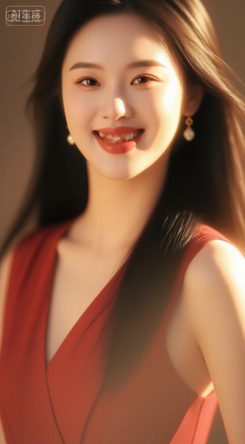 美女写真摄影，温柔甜美的微笑，把女性的美展现得淋漓尽致