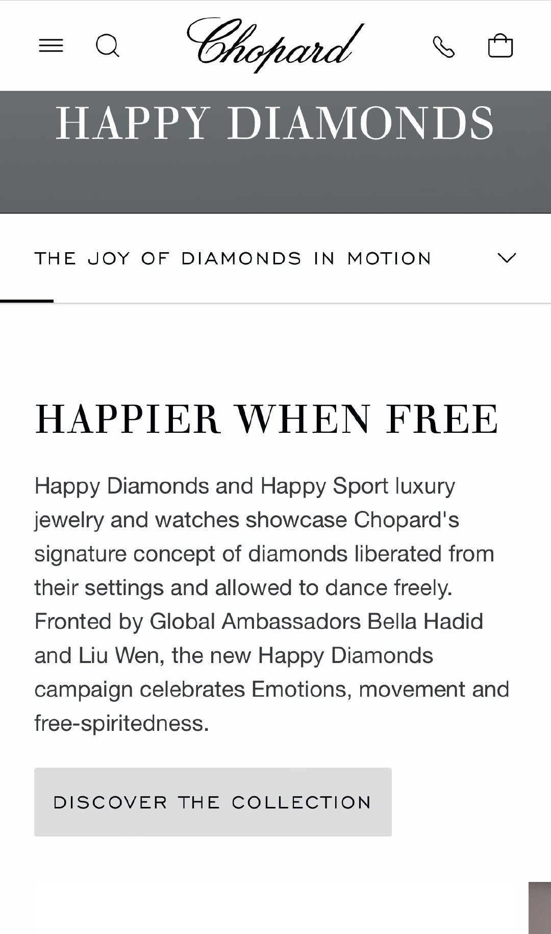 Chopard 全球品牌大使 —— 刘雯

萧邦正式官宣刘雯成为品牌全球大使并出镜品牌经典系列Happy Diamonds 50周年全球广告大片，没啥好说，无争议的亚模1️⃣，永做1️⃣[赢牛奶] ​