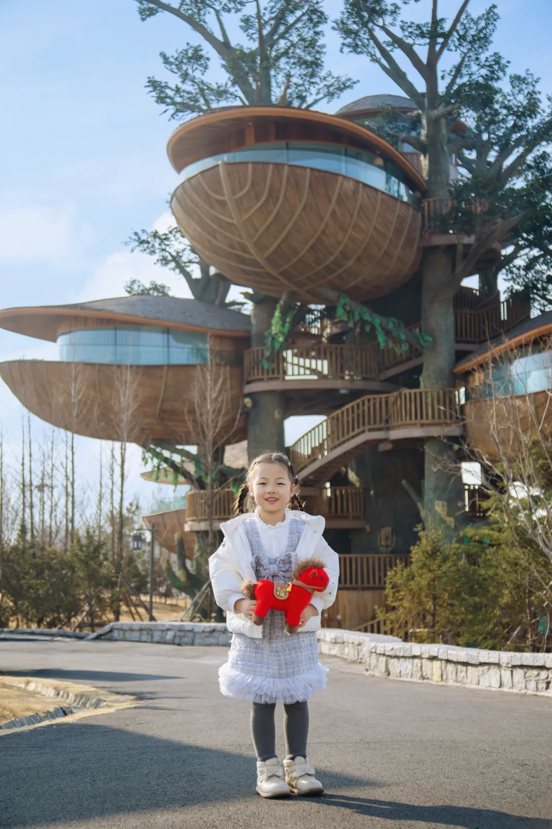 在日照森泊，我实现了冬季“躺平式带娃”