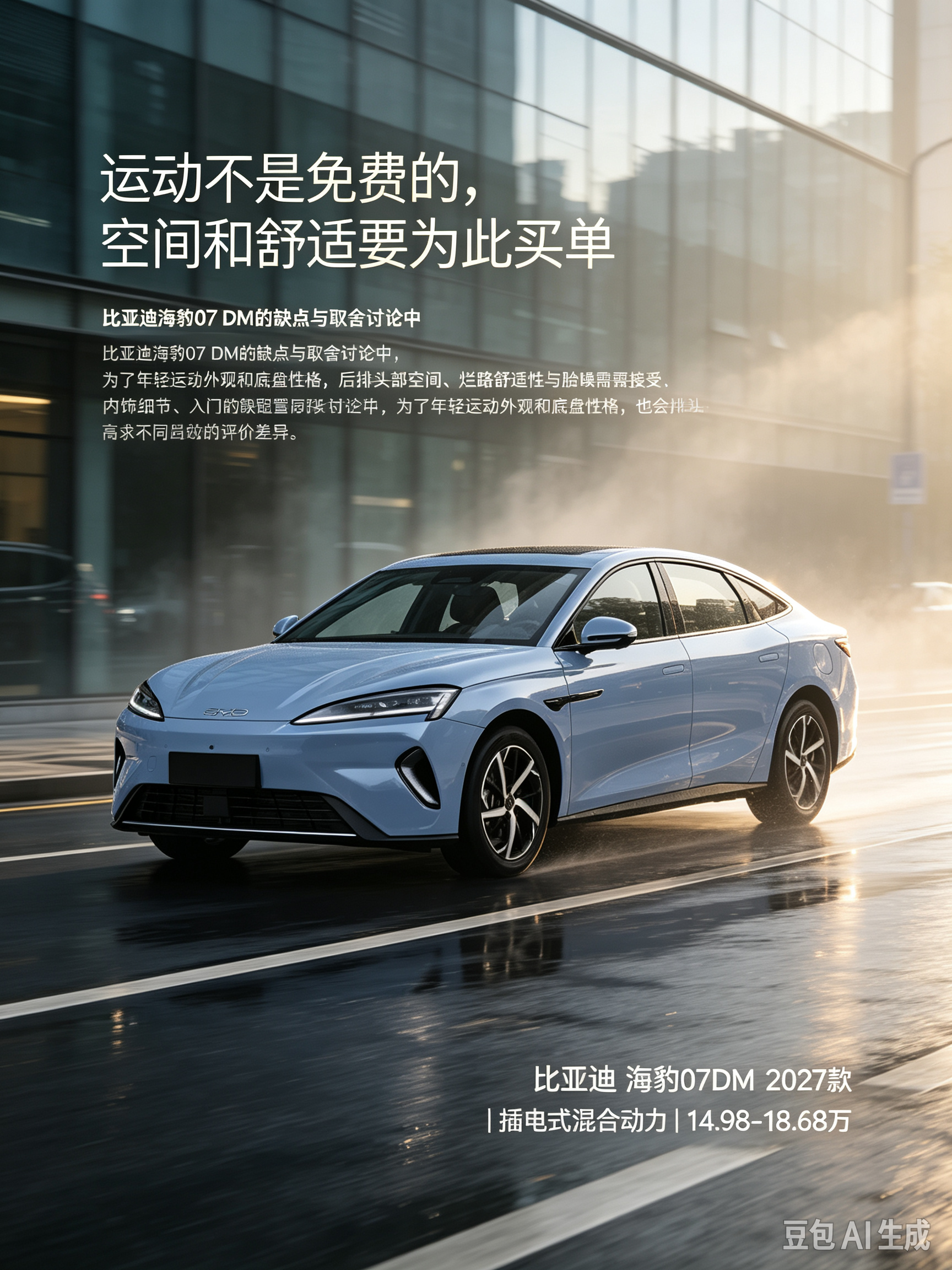 海豹07 DM：运动取向的取舍