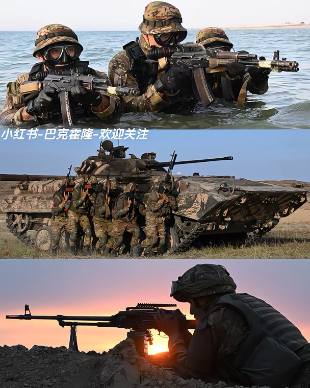 前联盟武装，演习中的哈萨克斯坦陆军