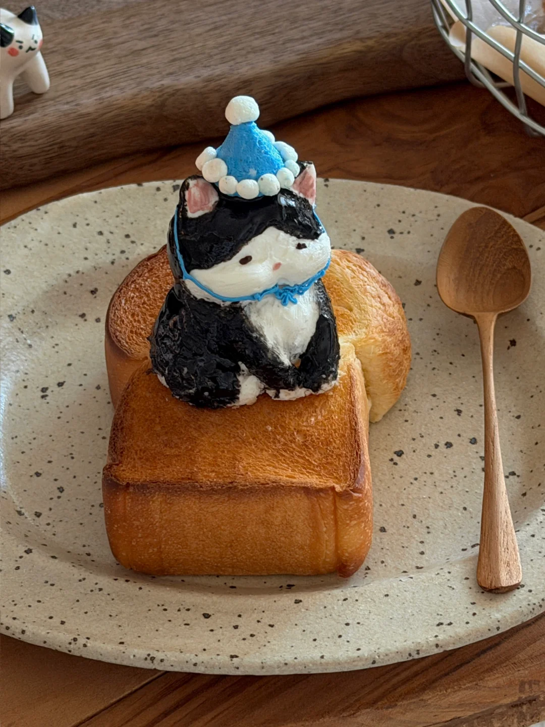 ❄️冬日小猫希腊酸奶碗烤吐司🍞